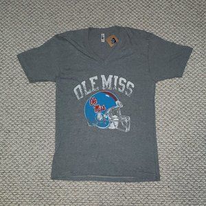 Men's Ole Miss Football V-neck T-shirt - Medium